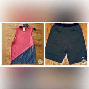 Matching textured reebok set! NEW WITHOUT TAGS!!